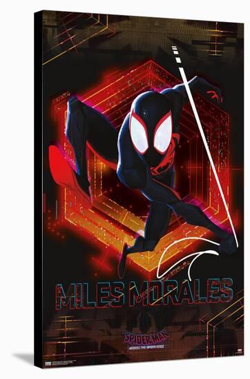 Marvel Spider-Man: Across the Spider-Verse - Miles-Trends International-Stretched Canvas