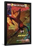 Marvel Spider-Man: Across the Spider-Verse - Now What Cover-Trends International-Framed Poster