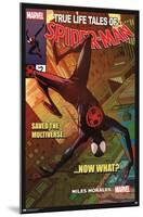 Marvel Spider-Man: Across the Spider-Verse - Now What Cover-Trends International-Mounted Poster