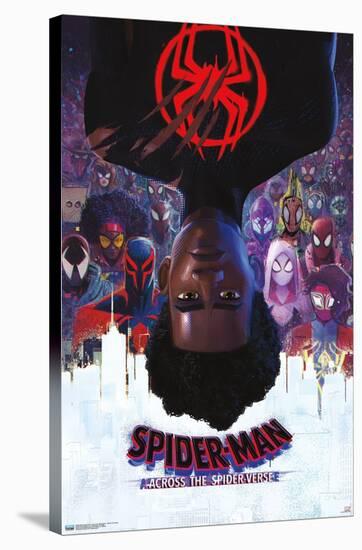 Marvel Spider-Man: Across the Spider-Verse - Official One Sheet-Trends International-Stretched Canvas