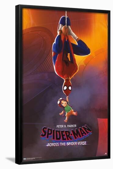 Marvel Spider-Man: Across The Spider-Verse - Peter & Mayday Parker One Sheet-Trends International-Framed Poster