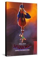 Marvel Spider-Man: Across The Spider-Verse - Peter & Mayday Parker One Sheet-Trends International-Stretched Canvas