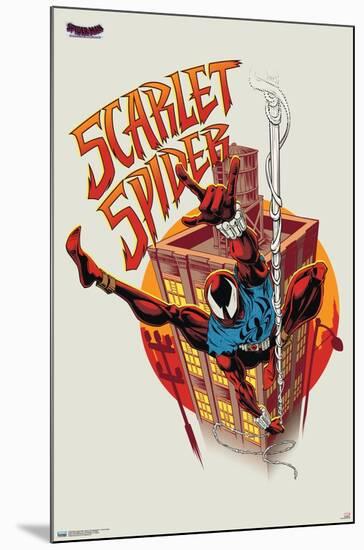Marvel Spider-Man: Across The Spider-Verse - Scarlet Spider-Trends International-Mounted Poster