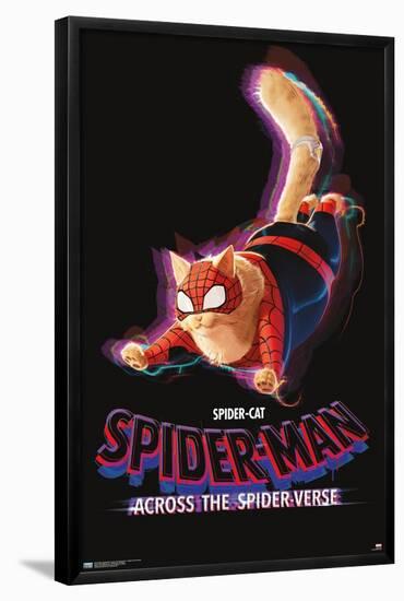 Marvel Spider-Man: Across The Spider-Verse - Spider-Cat One Sheet-Trends International-Framed Poster