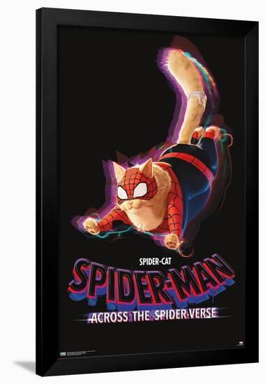 Marvel Spider-Man: Across The Spider-Verse - Spider-Cat One Sheet-Trends International-Framed Poster
