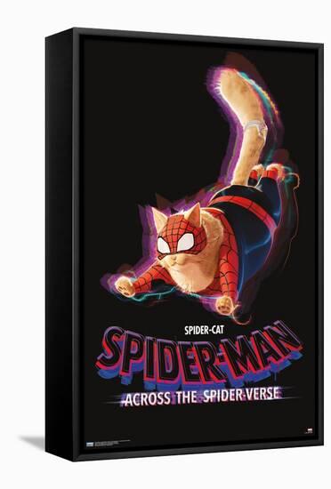 Marvel Spider-Man: Across The Spider-Verse - Spider-Cat One Sheet-Trends International-Framed Stretched Canvas