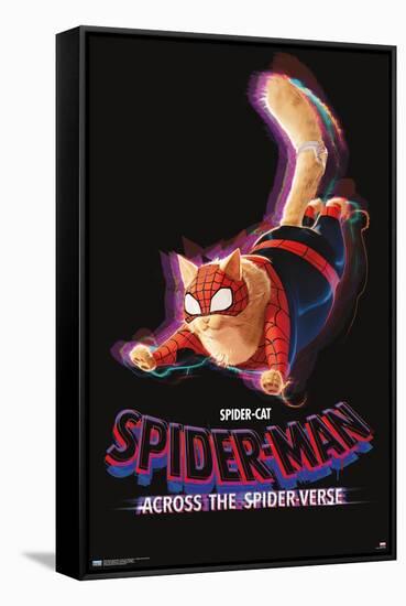 Marvel Spider-Man: Across The Spider-Verse - Spider-Cat One Sheet-Trends International-Framed Stretched Canvas