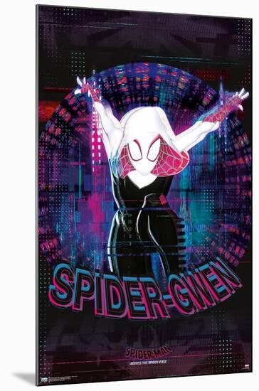 Marvel Spider-Man: Across the Spider-Verse - Spider-Gwen-Trends International-Mounted Poster