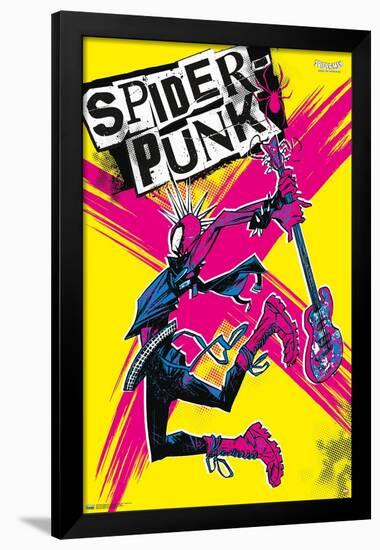 Marvel Spider-Man: Across The Spider-Verse - Spider-Punk-Trends International-Framed Poster