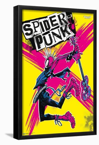 Marvel Spider-Man: Across The Spider-Verse - Spider-Punk-Trends International-Framed Poster