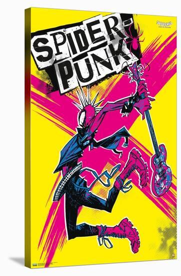 Marvel Spider-Man: Across The Spider-Verse - Spider-Punk-Trends International-Stretched Canvas