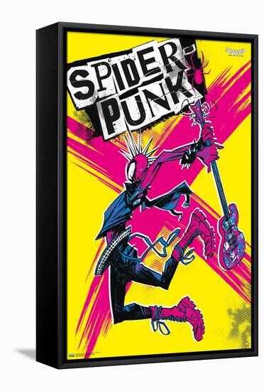 Marvel Spider-Man: Across The Spider-Verse - Spider-Punk-Trends International-Framed Stretched Canvas