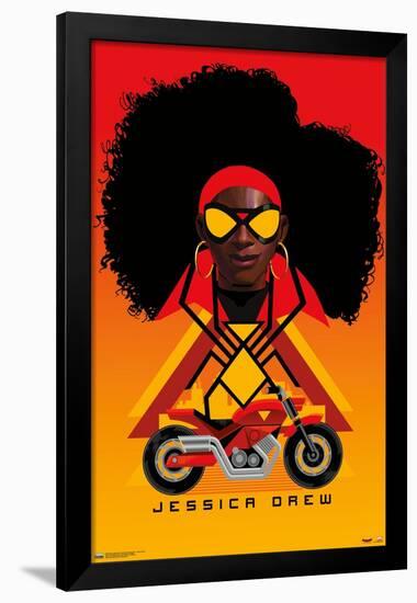 Marvel Spider-Man: Across the Spider-Verse - Spider-Woman-Trends International-Framed Poster