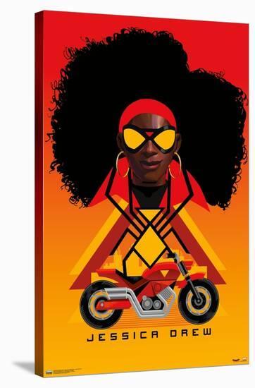 Marvel Spider-Man: Across the Spider-Verse - Spider-Woman-Trends International-Stretched Canvas