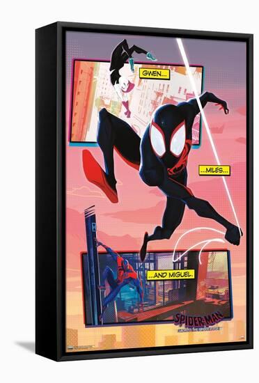 Marvel Spider-Man: Across the Spider-Verse - Trio-Trends International-Framed Stretched Canvas