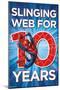 Marvel Spider-Man - Happy 10th Birthday-Trends International-Mounted Poster