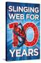 Marvel Spider-Man - Happy 10th Birthday-Trends International-Stretched Canvas