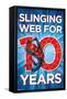 Marvel Spider-Man - Happy 10th Birthday-Trends International-Framed Stretched Canvas