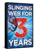 Marvel Spider-Man - Happy 3rd Birthday-Trends International-Framed Stretched Canvas