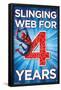 Marvel Spider-Man - Happy 4th Birthday-Trends International-Framed Poster