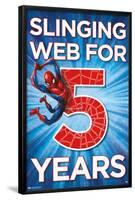 Marvel Spider-Man - Happy 5th Birthday-Trends International-Framed Poster
