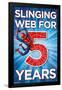 Marvel Spider-Man - Happy 5th Birthday-Trends International-Framed Poster