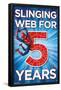 Marvel Spider-Man - Happy 5th Birthday-Trends International-Framed Poster