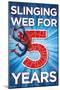 Marvel Spider-Man - Happy 5th Birthday-Trends International-Mounted Poster