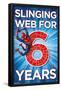 Marvel Spider-Man - Happy 6th Birthday-Trends International-Framed Poster