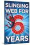 Marvel Spider-Man - Happy 6th Birthday-Trends International-Mounted Poster