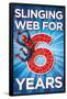 Marvel Spider-Man - Happy 6th Birthday-Trends International-Framed Poster