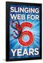 Marvel Spider-Man - Happy 6th Birthday-Trends International-Framed Poster