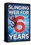 Marvel Spider-Man - Happy 6th Birthday-Trends International-Framed Stretched Canvas