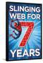 Marvel Spider-Man - Happy 7th Birthday-Trends International-Framed Poster