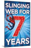Marvel Spider-Man - Happy 7th Birthday-Trends International-Mounted Poster