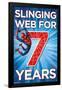 Marvel Spider-Man - Happy 7th Birthday-Trends International-Framed Poster