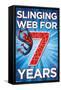 Marvel Spider-Man - Happy 7th Birthday-Trends International-Framed Stretched Canvas