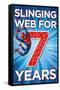 Marvel Spider-Man - Happy 7th Birthday-Trends International-Framed Stretched Canvas