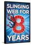 Marvel Spider-Man - Happy 8th Birthday-Trends International-Framed Poster