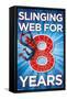 Marvel Spider-Man - Happy 8th Birthday-Trends International-Framed Stretched Canvas