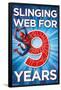 Marvel Spider-Man - Happy 9th Birthday-Trends International-Framed Poster