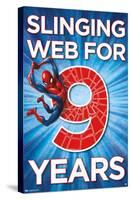 Marvel Spider-Man - Happy 9th Birthday-Trends International-Stretched Canvas