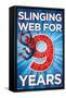 Marvel Spider-Man - Happy 9th Birthday-Trends International-Framed Stretched Canvas