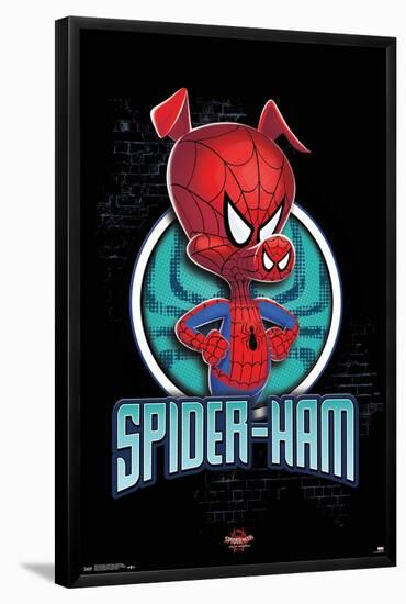 Marvel Spider-Man - Into The Spider-Verse - Spider-Ham-Trends International-Framed Poster