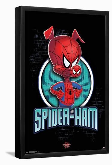 Marvel Spider-Man - Into The Spider-Verse - Spider-Ham-Trends International-Framed Poster