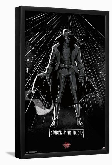 Marvel Spider-Man - Into The Spider-Verse - Spider-Man Noir-Trends International-Framed Poster