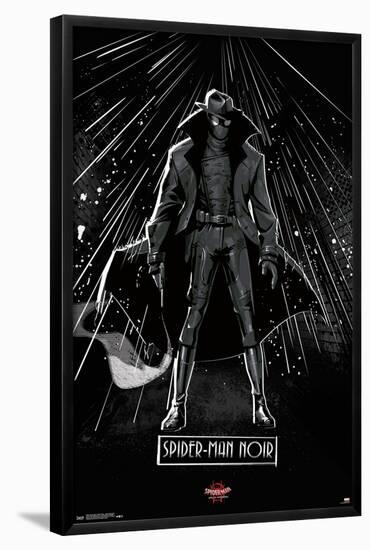 Marvel Spider-Man - Into The Spider-Verse - Spider-Man Noir-Trends International-Framed Poster