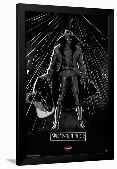 Marvel Spider-Man - Into The Spider-Verse - Spider-Man Noir-Trends International-Framed Poster