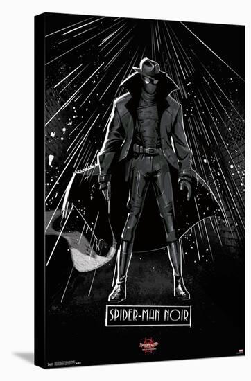 Marvel Spider-Man - Into The Spider-Verse - Spider-Man Noir-Trends International-Stretched Canvas