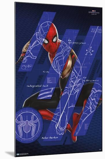 Marvel Spider-Man: No Way Home - Bars-Trends International-Mounted Poster